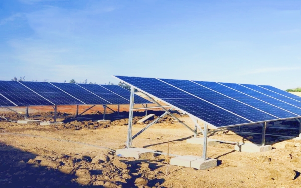 Onduleur de pompe à eau solaire de 7,5 kW au Maroc