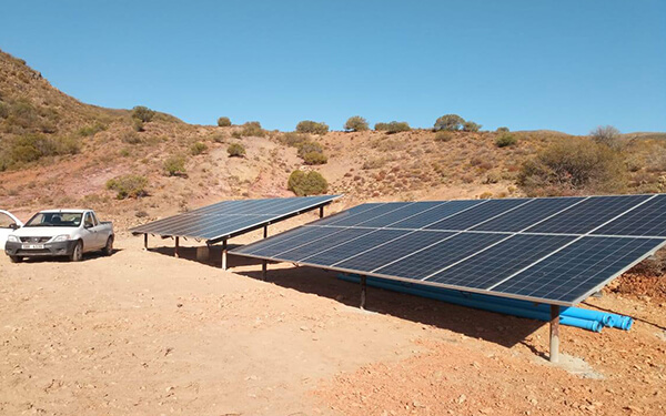 Onduleur de pompe à eau solaire 4kW à Cape Down Afrique du Sud