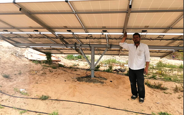Onduleur de pompe à eau solaire de 7,5 kW à Suez, Égypte