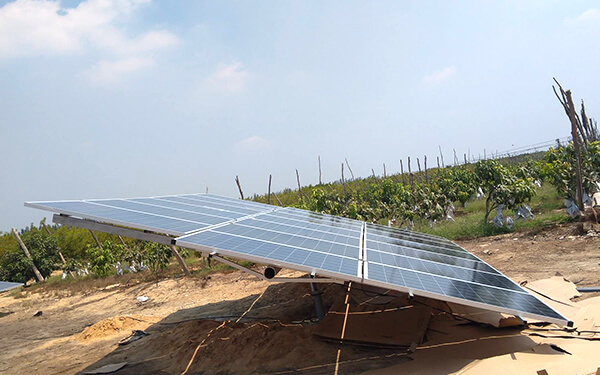 Onduleur de pompe à eau solaire de 7,5 kW au Caire, Égypte