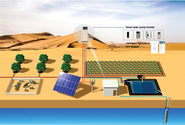 Solutions de pompes à eau photovoltaïques VEICHI