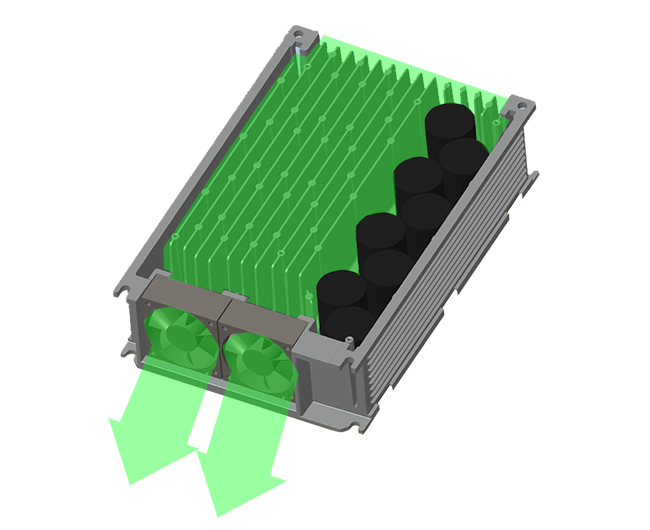 Structure compacte, disposition raisonnable, dissipation rapide de la chaleur