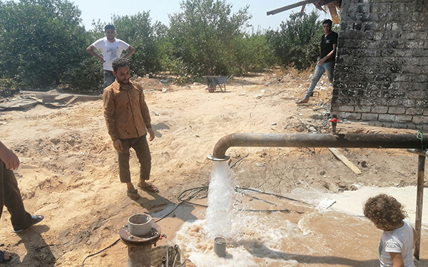 Onduleur de pompe à eau solaire de 7,5 kW à Suez, Égypte